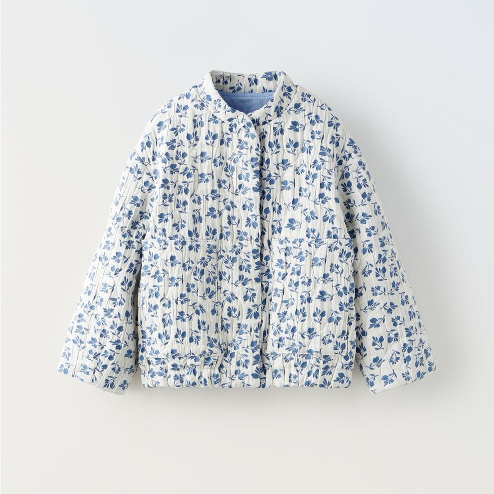 Floral quilted jacket